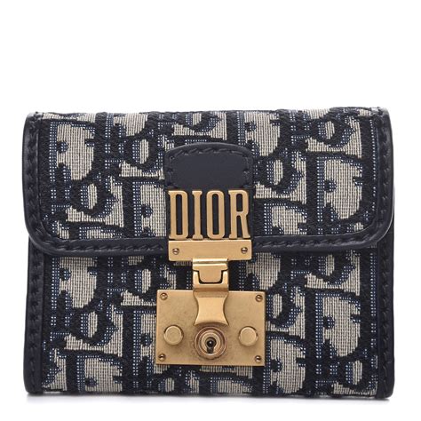 christian dior oblique wallet.